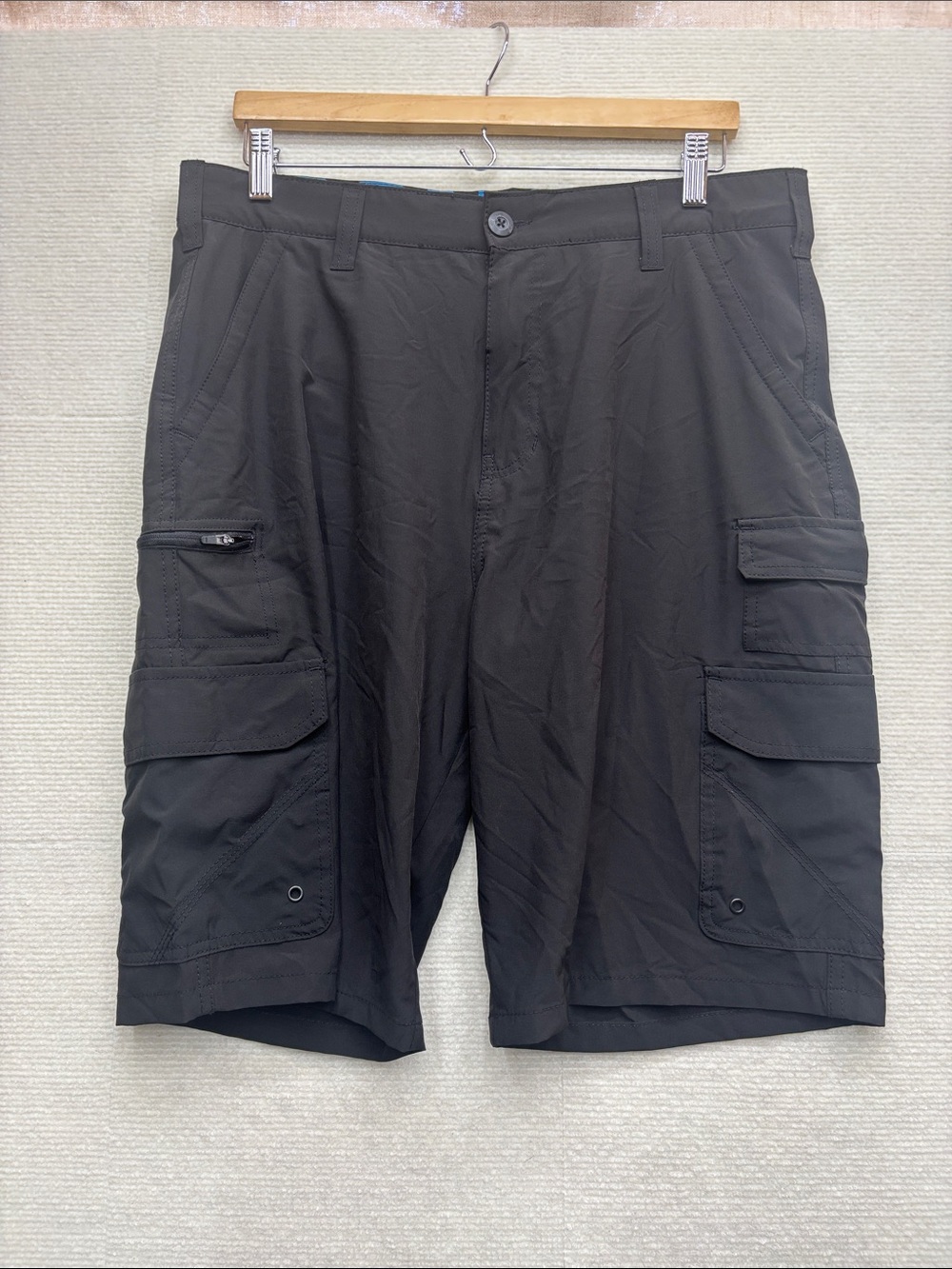 Iron Co | 34 Men's Black Cargo Shorts